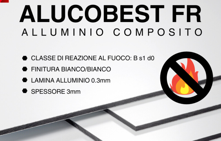 Alucobest FR: lastre in alluminio composito resistente al fuoco
