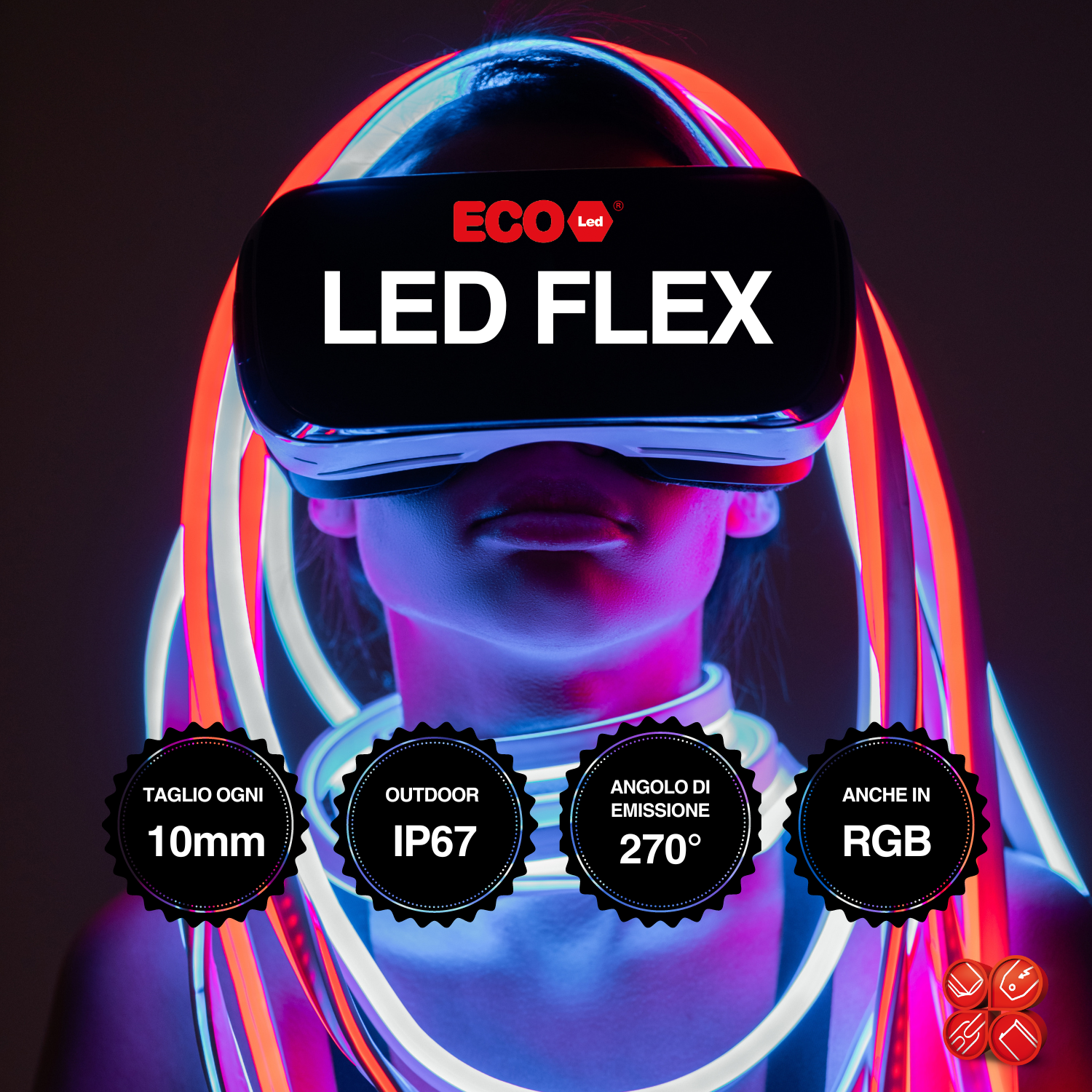 LED flex: illuminazione flessibile effetto neon