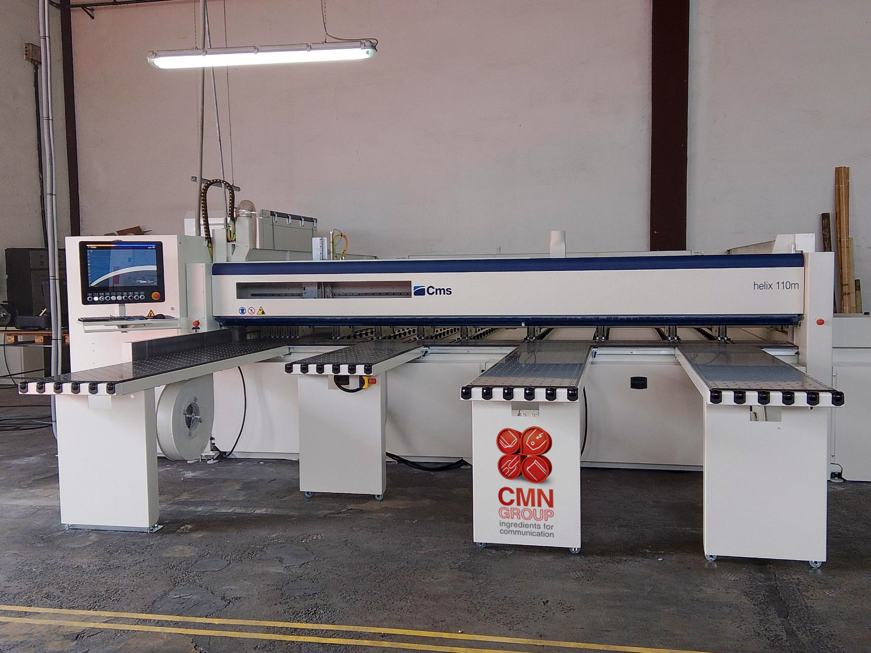 Nuova sezionatrice in piano CMS