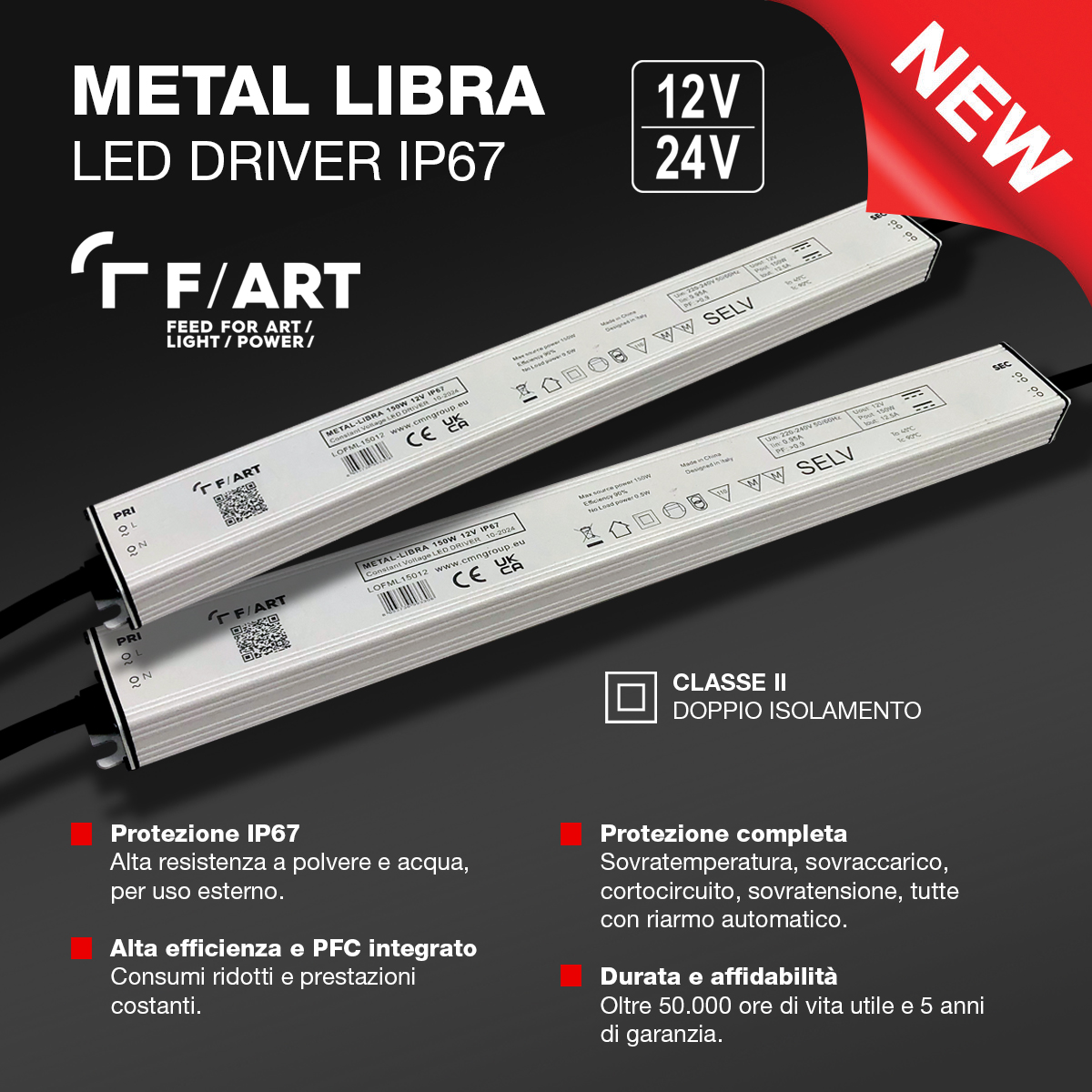 Metal Libra Led Driver IP67
