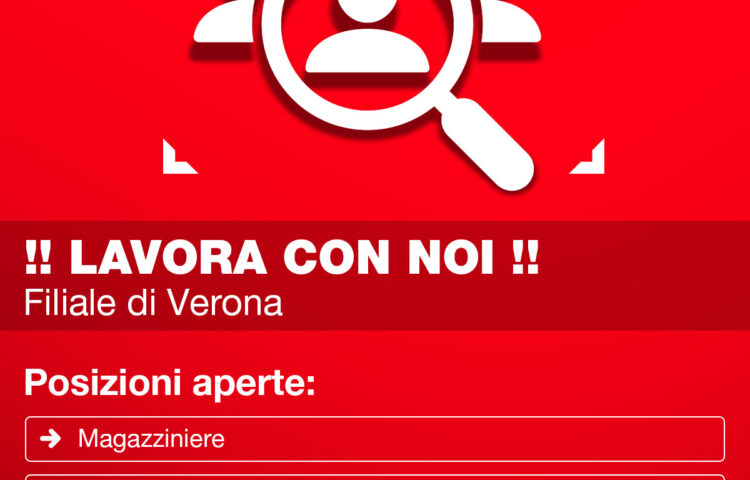 Stiamo ampliando il nostro organico!!