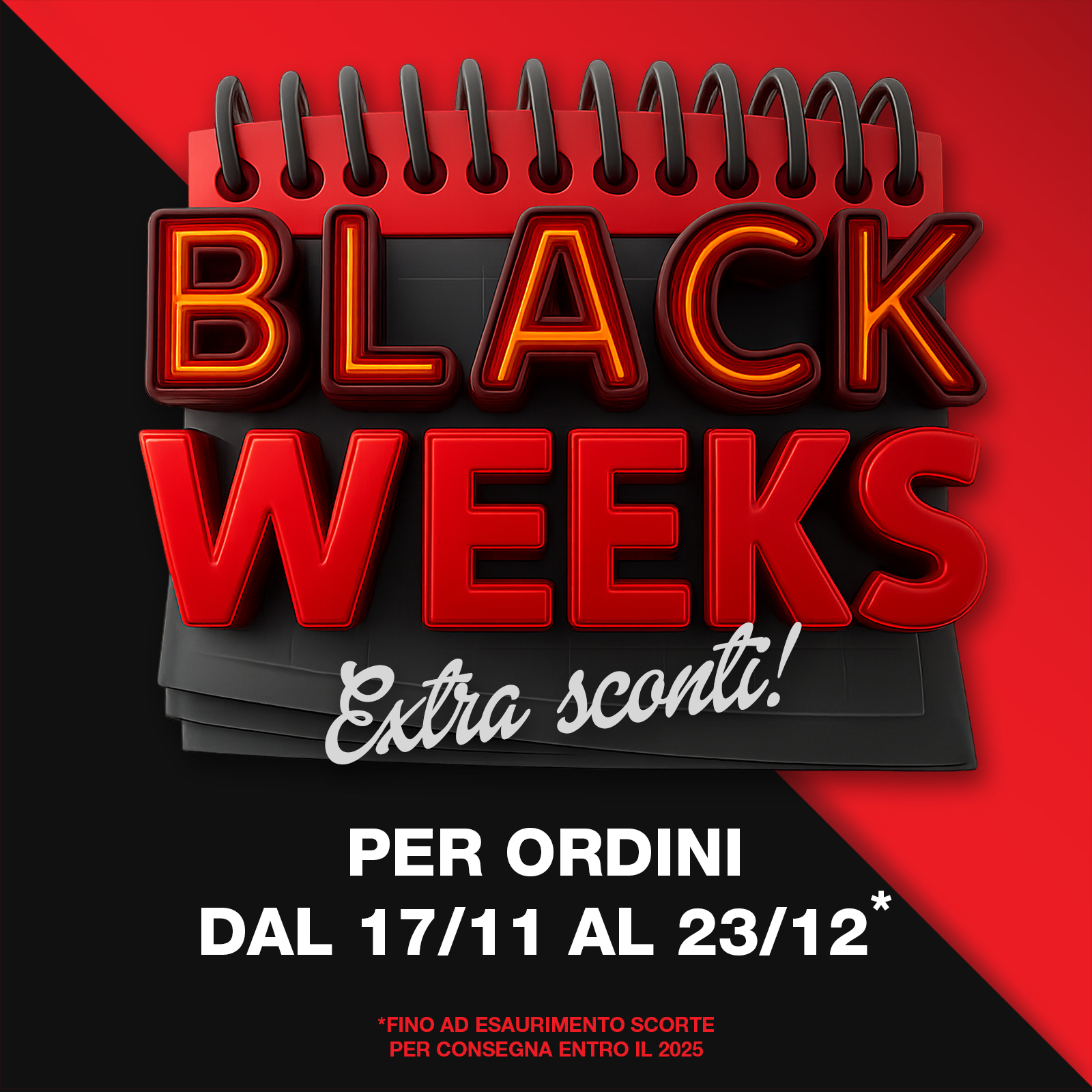 BLACK WEEKS EXTRA SCONTI!
