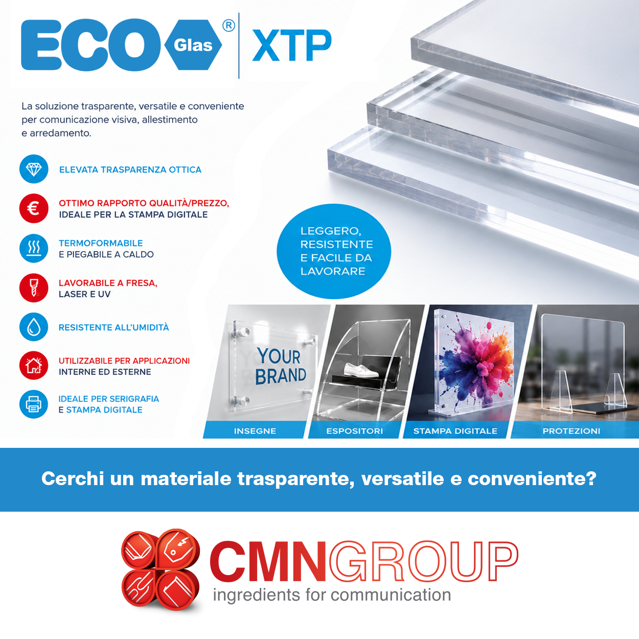 Cerchi un materiale trasparente, versatile e conveniente?