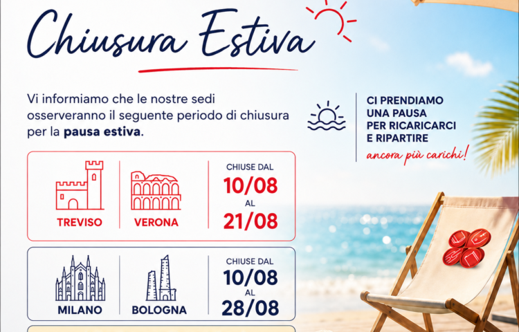 CHIUSURA ESTIVA